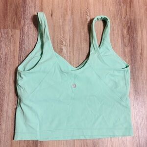 Lululemon Align Tank Size Small (6) Wild Mint Built in Bra with padding